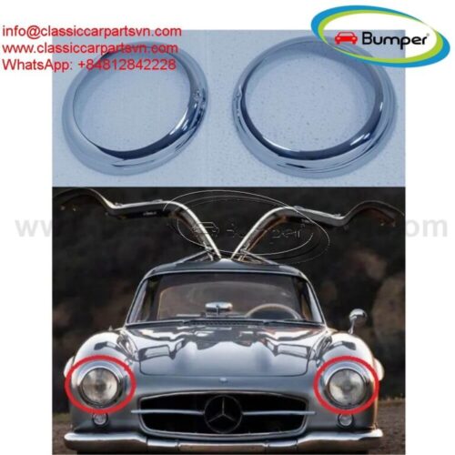 Mercedes Benz Headlight Ring for 190SL and 300SL gullwing 1 - Copy Mercedes Benz Headlight Ring for 190SL and 300SL gullwing 1 - Copy