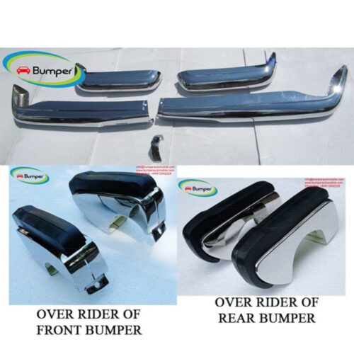 Mercedes Pagode W113 bumpers with over riders 1 Mercedes Pagode W113 bumpers with over riders 1